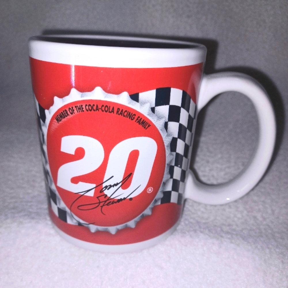 Tony Stewart #20 NASCAR Coffee Mug Cup The Home Depot - Pre-Owned